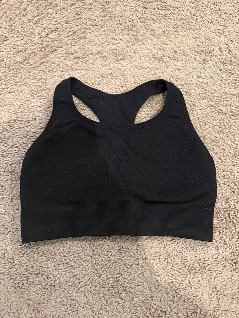 Seamless Racerback Sports Bra-S